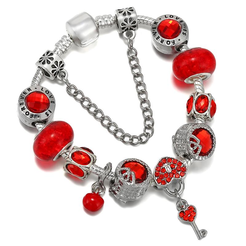 1/16cm 21cm Luxury Cutterfly Snake Chain Bracelet DIY Jewelry Gift For Women Men 41 Styles Trendy Fashion