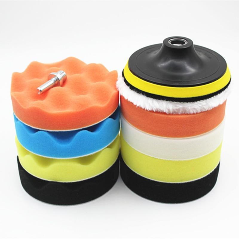 Car Detailing Polishing Pad Set - 3" to 7" Glazing, Waxing, Sanding Sponges
