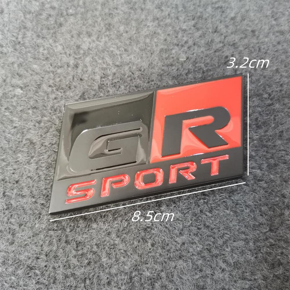 TOYOTA Toyota GR Sport Sticker Logo Motorcycle Gas Tank Sticker Emblem Badge Decoration Zinc