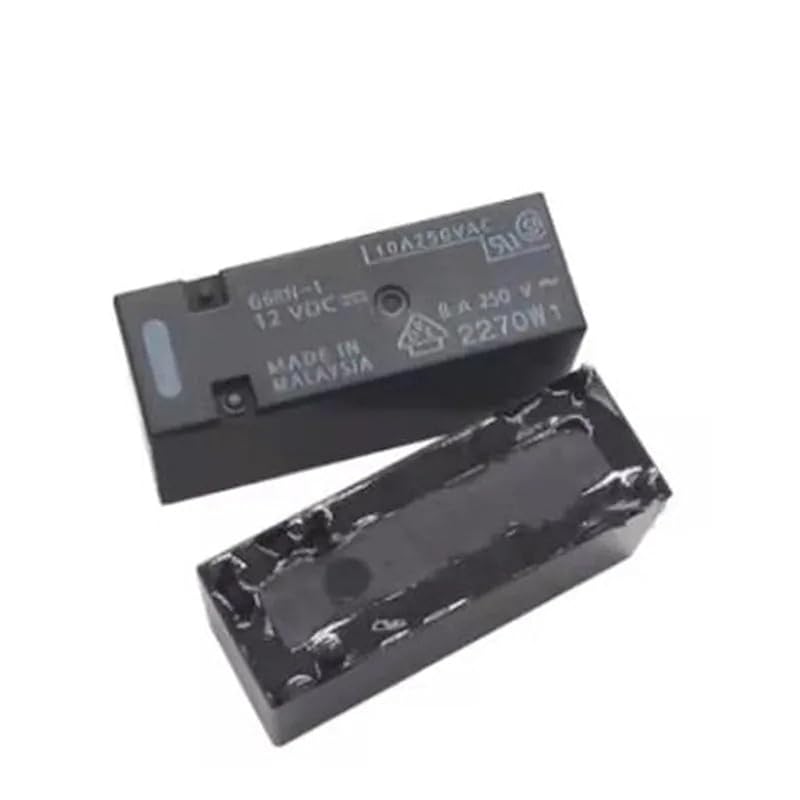 

Relay G6RN-1-12VDC G6RN-1 12VDC DC12V 8A 250V 5PIN(10pcs) 5pcs