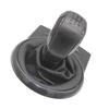 For Car Interior Black,Grey Gear Shift Knob Transmission Handle Ergonomic Grip ABS Construction Easy Installation