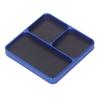 Magnetic Tray, Aluminum Alloy Tool Holder with Glossy Back Ht and Chemical Resistant, 13.8x11x2cm for Vehicle Maintenance and Projects