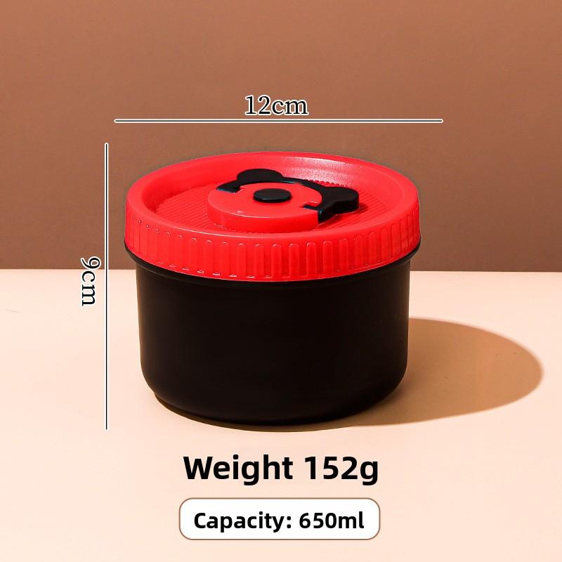 Stainless Steel Insulated Lunch Box, Round Lunch Box, Insulation Bag, Lunch Box, Portable Lunch Box for Students, Soup Bowl