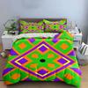 Geometric Pattern Decor Set Soft Comfortable Duvet Cover Bedding Set Included 1*Duvet Cover & 2*Pillowcases, Gift