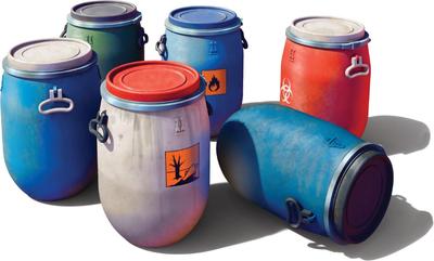 Miniart 1/24 Scale Plastic Barrel 100L Plastic Model MA24004