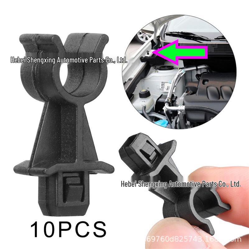 Nissan Qashqai Klip držáku podpěrné tyče kapoty motoru OE#65722-EB300