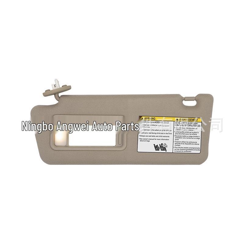 Sun Visor for 2005-2012 Toyota Tacoma, Beige, Wired (Part 7432004210B0) Left Driver Side