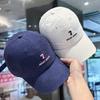 Three-dimensional Letter Embroidery Baseball Cap Children Couple Soft Top Versatile Sunshade Ins Cap Men's Autumn Tide
