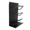 Pot Lid Organizer Rack Black Aluminium Alloy Multifunctional Chopping Board Organizer