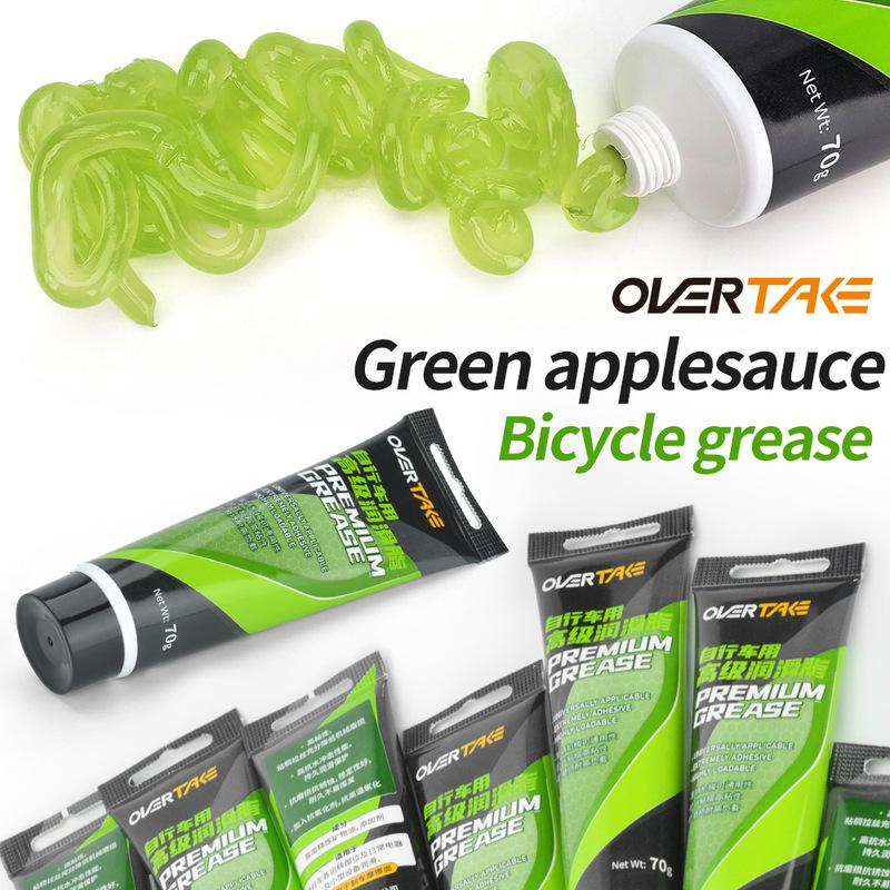 OVERTAKE 70/140/350g Bicycle Grease Brush Grease GunBrush Grease Gun Bearing Grease for Shimano Sram MTB/Road Maintenance Kit