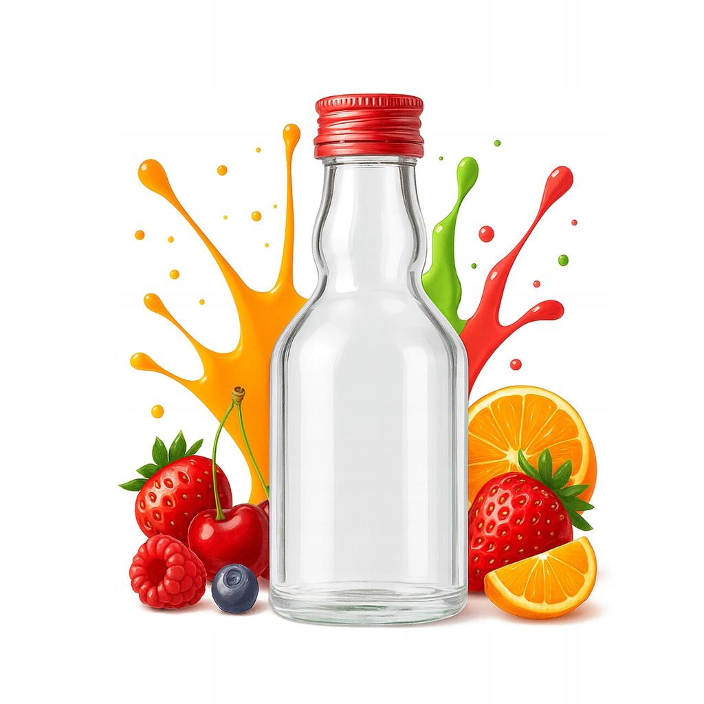 10X Butelka Miniaturowa Eliksir 50Ml + Zakrętka