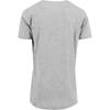 Build Your Brand Womens/Ladies Long Heather Shaped T-Shirt