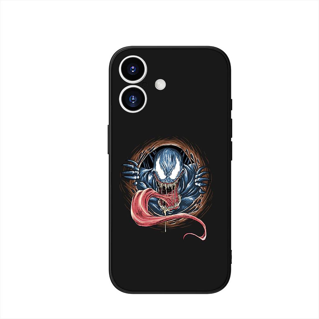 Phone Cover for Samsung Galaxy A55 A54 A25 A36 A17 A26 A35 A33 A34 A14 A37 S8 S9 S20 S21 FE S10 Plus Case Marvel Venom Casing