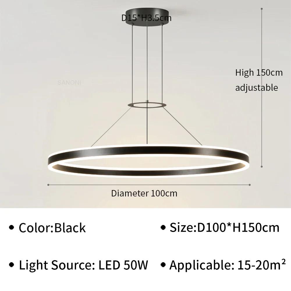 Lămpi Pendante LED Moderne Pentru Living, Sală de Mese, Hol, Dormitor, Lustră de Plafon, Corp de Iluminat pentru Decorarea Interioară a Casei