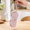 Sunglasses Storage Pouch, Imitation Leather Hanging Glasses Case with Carabiner, Portable Eyeglasses Holder for Bag