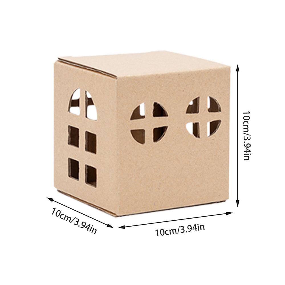 Paper Cottage Model Kit Handmade DIYs Toy Assembly Toy Kid Adult DIYs Model Kits Desk Decoration For Gift For Christmas Holidays