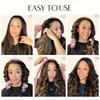 4pcs Heatless Curling Rod No Heat Hair Curlers Overnight Heatless Curling Set with Hair Scrunchies and Clip Styling Tools