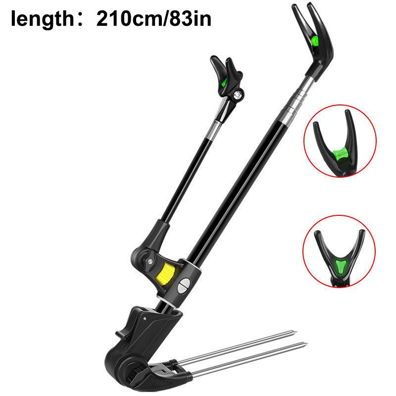 Fishing Rod Rack Stainless Steel Turret Bracket Fishing Rod Support Stand Angler Rod Holder Rod With Ground Insert