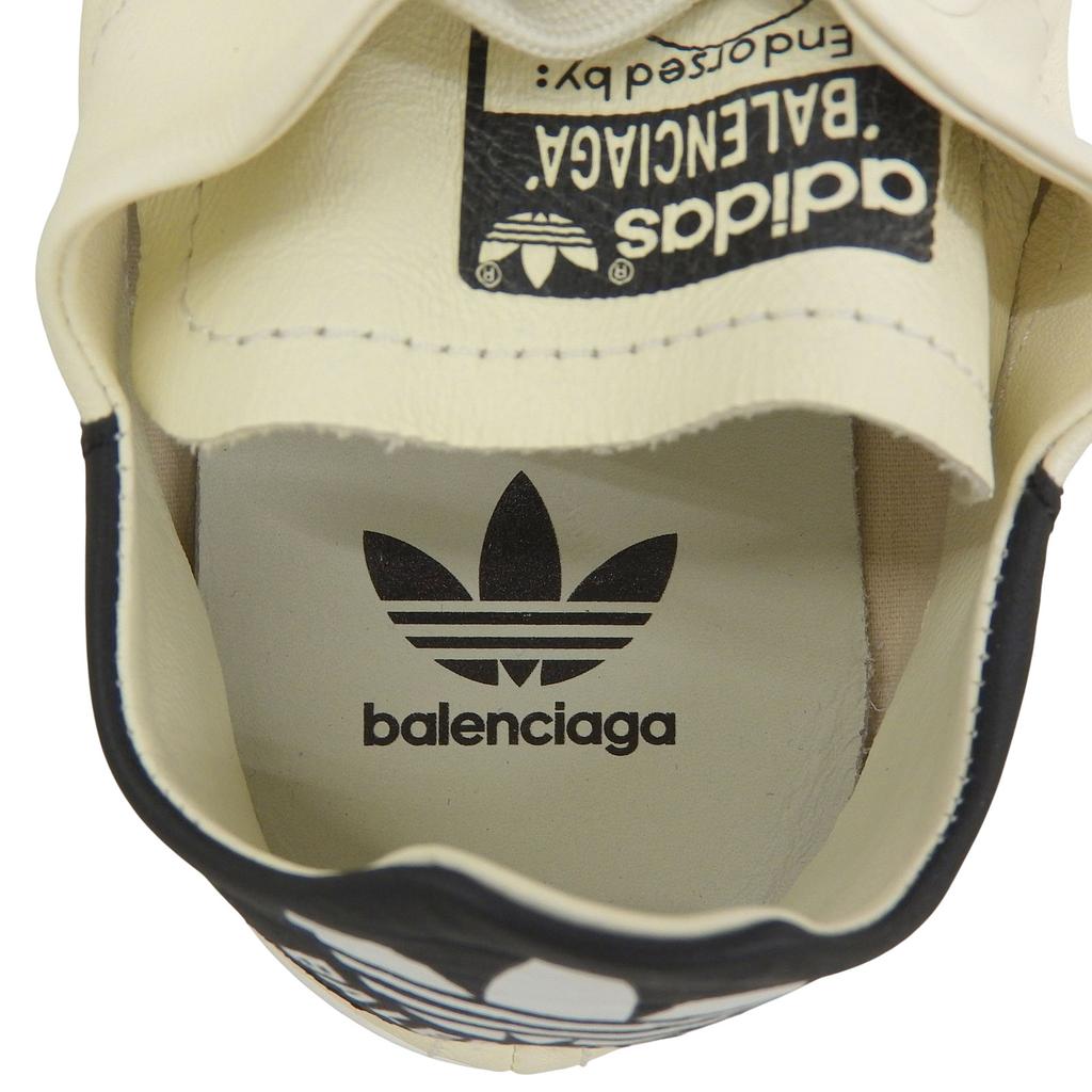 Pristine BALENCIAGA×adidas Low Cut Sneakers Stan Smith Leather Women 23 721836 Used