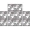 10 Pièces Stickers Carrelage 30x30cm Auto-adhésifs Carrelage Mural Sticker DIY pour Cuisine, Salle de Bain Décoration Intérieure