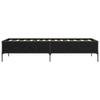 Bed Frame Black Oak 80 x 200 cm Particleboard