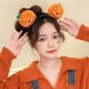 Hair Hoop Plush Hairband Cartoon Skull  Headband Funny Halloween Pumpkin Headband  Men