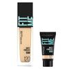 Fit Me Foundation Leno 30ml + Mini Foundation 5ml Set, 120 Classic Ivory, 112 Natural Ivory (mini Foundation), 1 Set