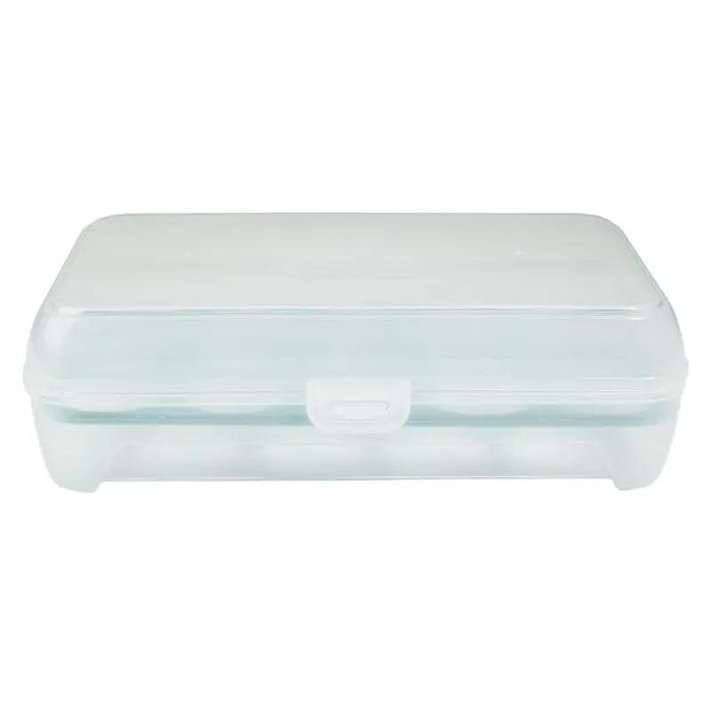 15 Grid Egg Storage Box Egg Tray Lid Practical Kitchen Refrigerator Egg Holder Container Durable Holder Refrigerator Organizer