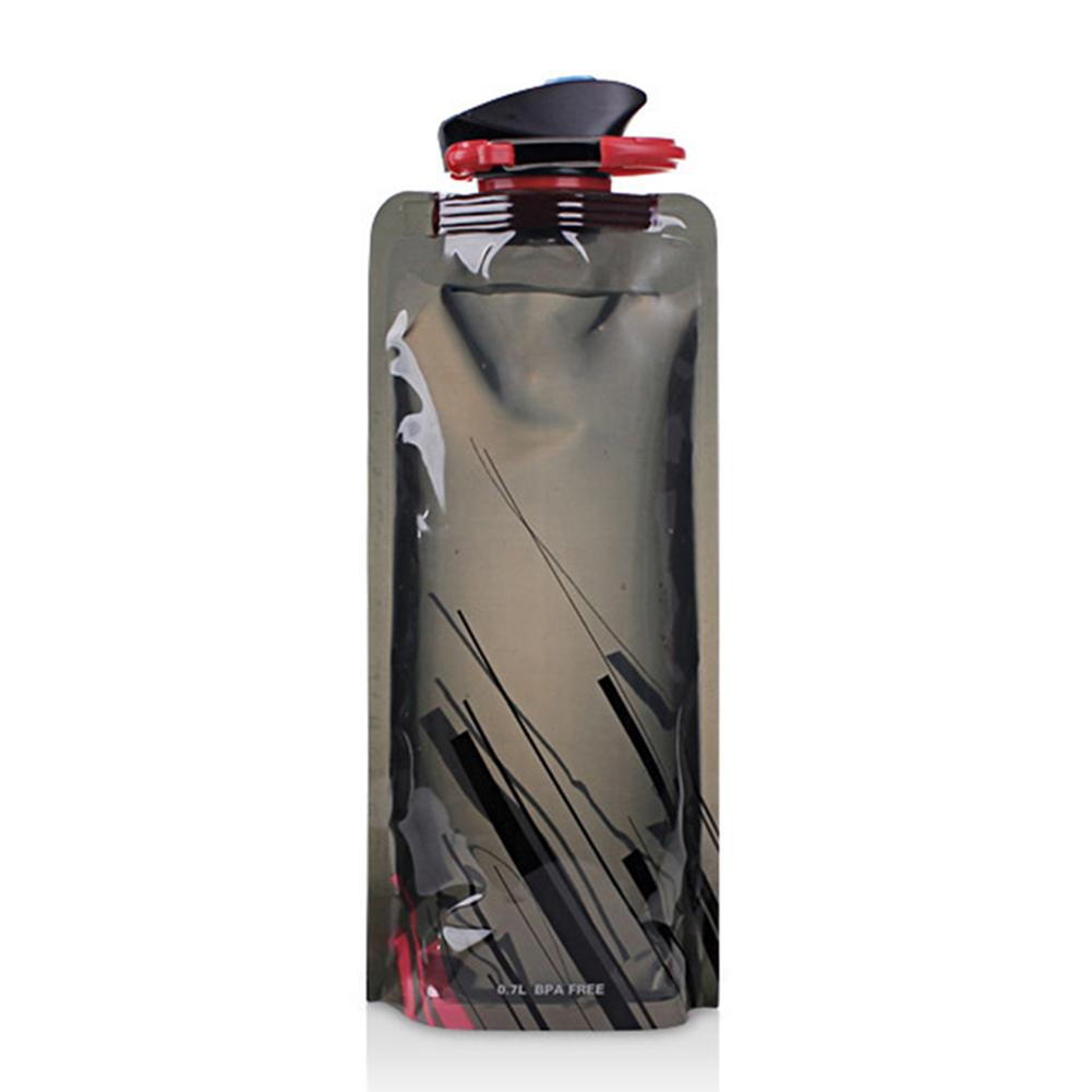 700ml Portable Folding Water Bag Waterproof Outdoor Sports Fitness Cycling Water Container Water Bottle Kettle