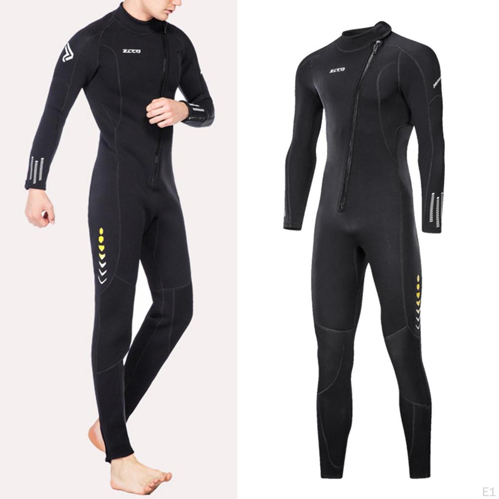 3mm Neoprene Diving Wetsuit Adults Front Zip Wet Suit Dive Skin Swimsuit for Water