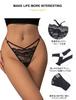 lace large floral beautiful butt extra lingerie [comeondear] T-back, sexy, women's shorts, size, sheer, pattern, cute, underwear, comfortable,