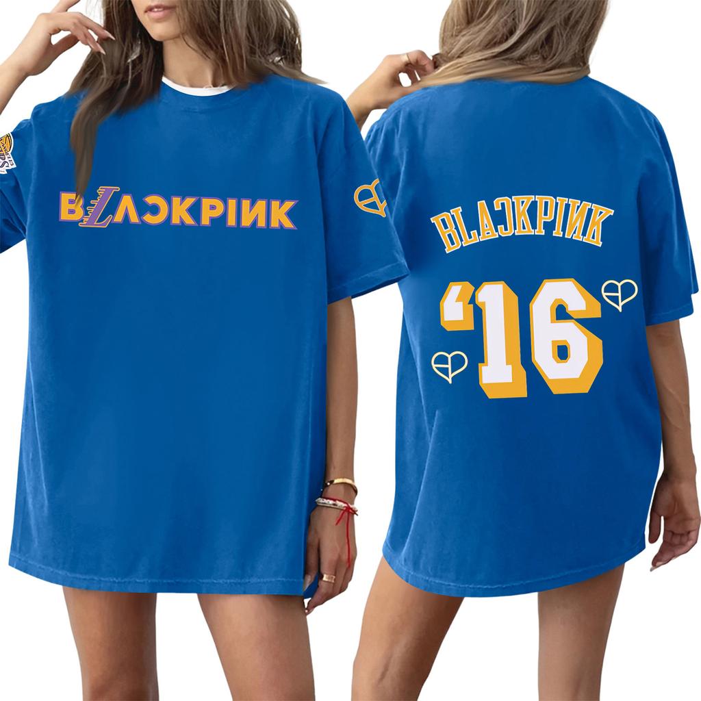 Women's Round Neck Printed Short-sleeved T-shirt Top