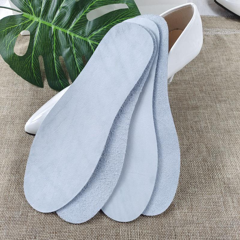 

Стелька из натуральной кожи, устойчивая к запаху, из коровьей кожи – Влаговпитывающая, Дышащая, Нескользящая для мужчин и женщин, Утолщенная из чистой кожи (Trim to fit)