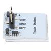 2 Stück HTTM 2,7V6V Kapazitives Anti-Interferenz Touch-Schalter Tastenmodul(blau )