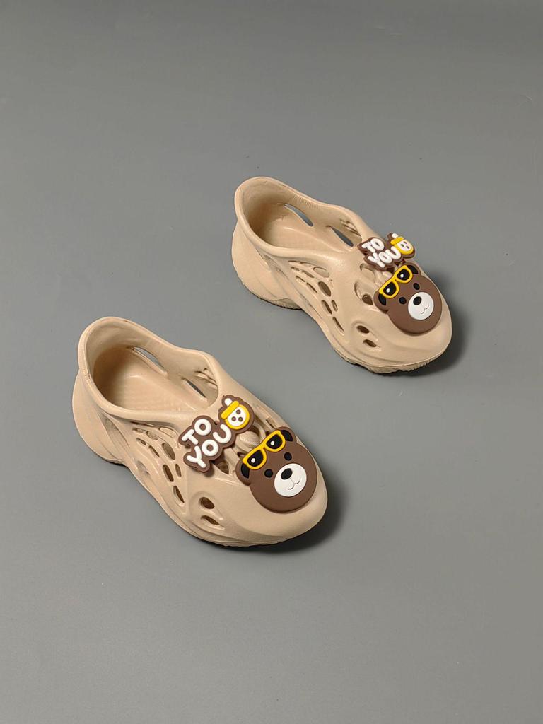 2025 Cute Comfortable Children's Bear Shoes for Boys & Girls - Fashionable, Breathable, Solid Colors for Outdoor Wear