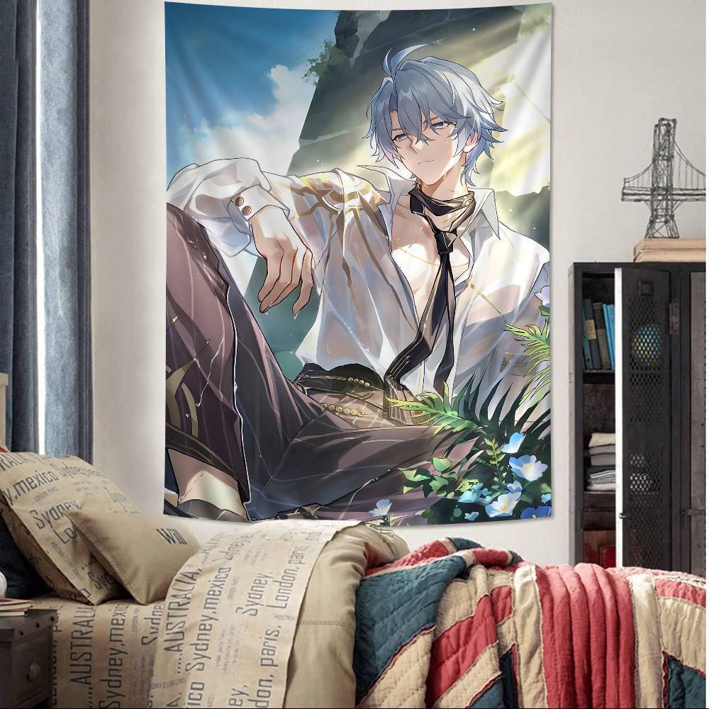 Game Honkai Star Rail DIY Wall Tapestry For Living Room Home Dorm Decor Wall Art Decor