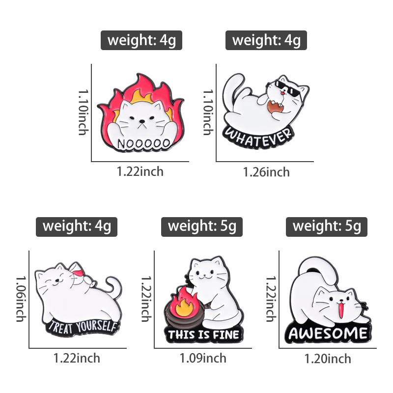 4-7pcs Sets Cartoon Anime Boy and Fox Enamel Pins Cowboy Girl Cute Animal Brooches Lapel Badge Art Oil Painting Jewelry Gifts