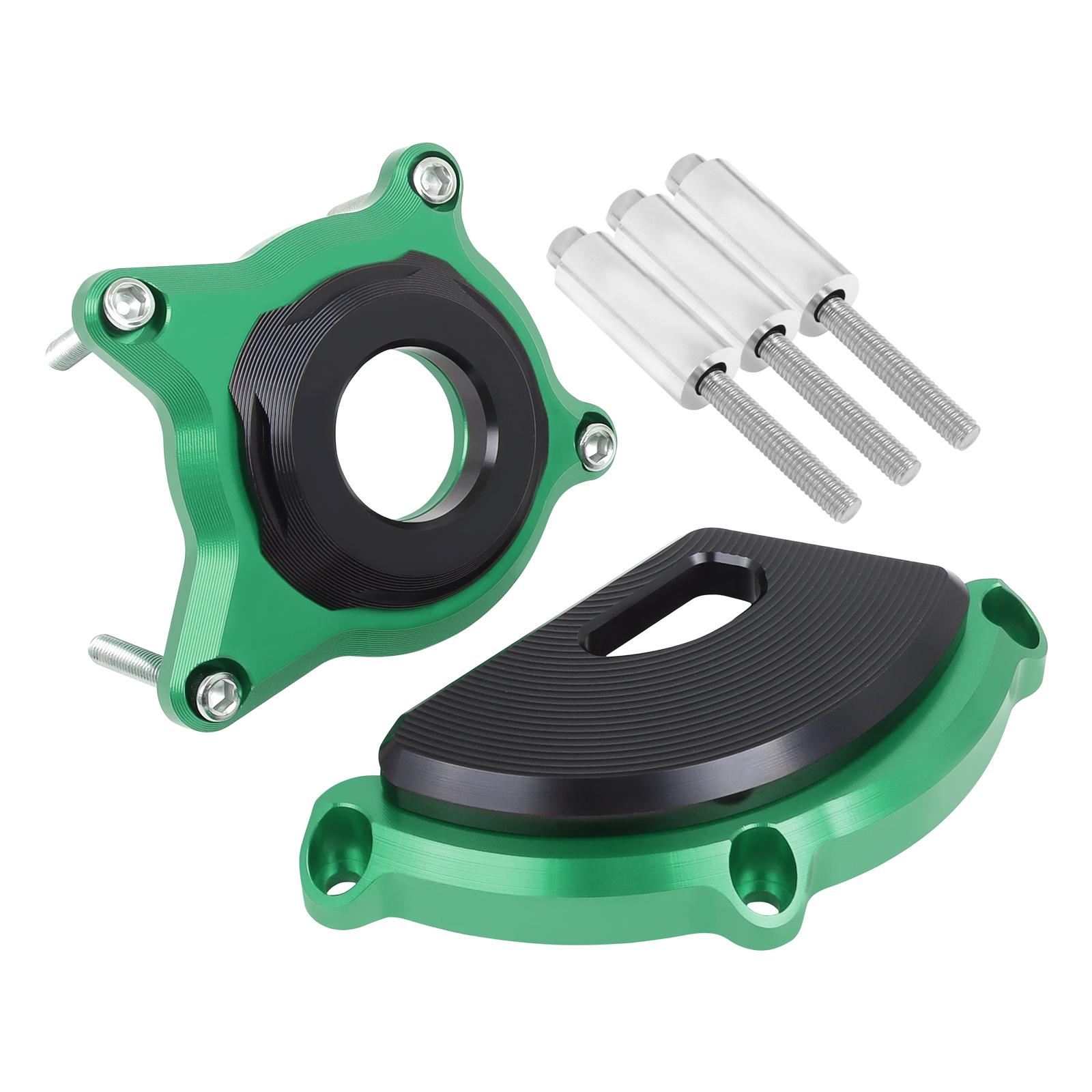 

Аксессуары для мотоциклов Защита картера двигателя Защита обтекателя Слайдеры Защита от удара Защита для Kawasaki Z900 Z 900 2017 2018-2025 зелёный