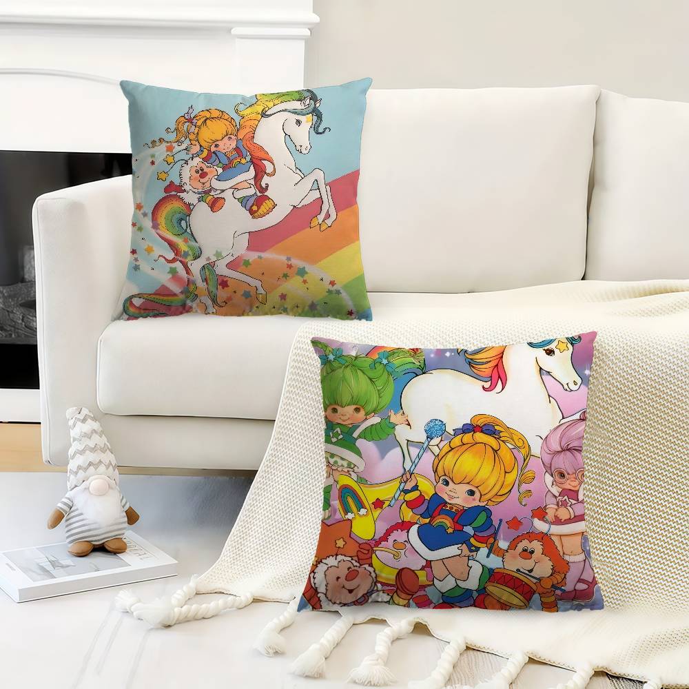 Cute RRainbow BBrite Pillow Cover For Bedroom Room And Living Room Sofa Decorative Cushion Cover
