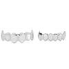 Hollow Plating Teeth Brace Fashionable Metal Teeth Decoration Jewelry for Party