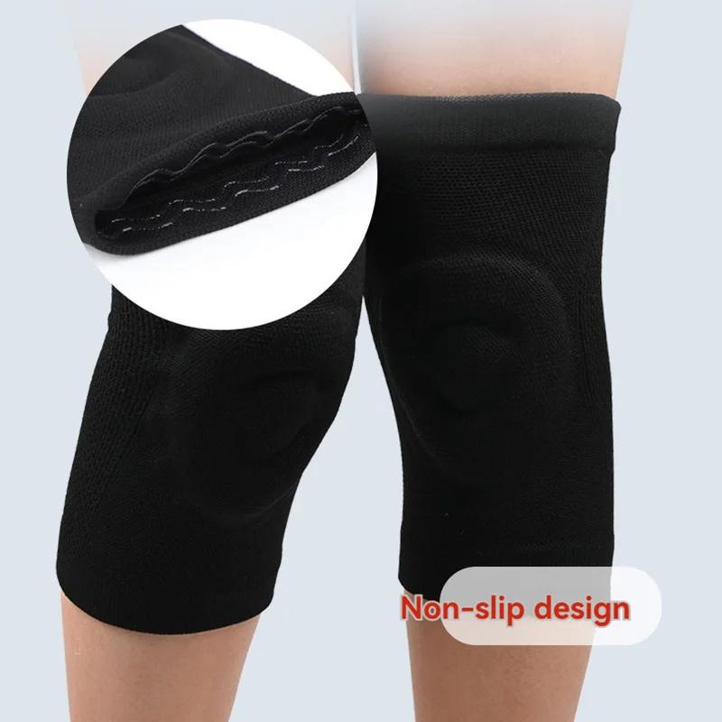 Silicone Knee Pads Fitness Dance Skating Sport Sknee Pads Basketball Pressurized Cycling Roller Skating Silicone Thin Knee Pads