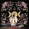 Moon Flower Pattern Astrology Tablecloth Tarots Divinations Tablecloth Altars Cloth Divinations Board Game Accessories