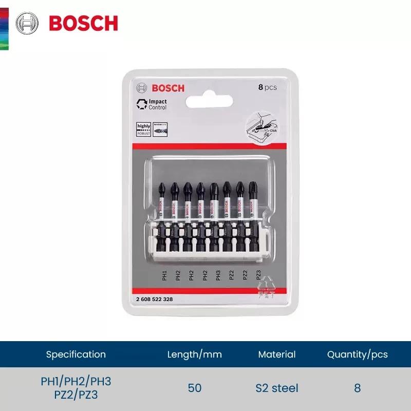 Bosch Profesionální rázové bity Tvrdé rázové šroubovací bity S2 Sada ocelových šroubovacích bitů pro elektrické nářadí Bosch GDR GDX