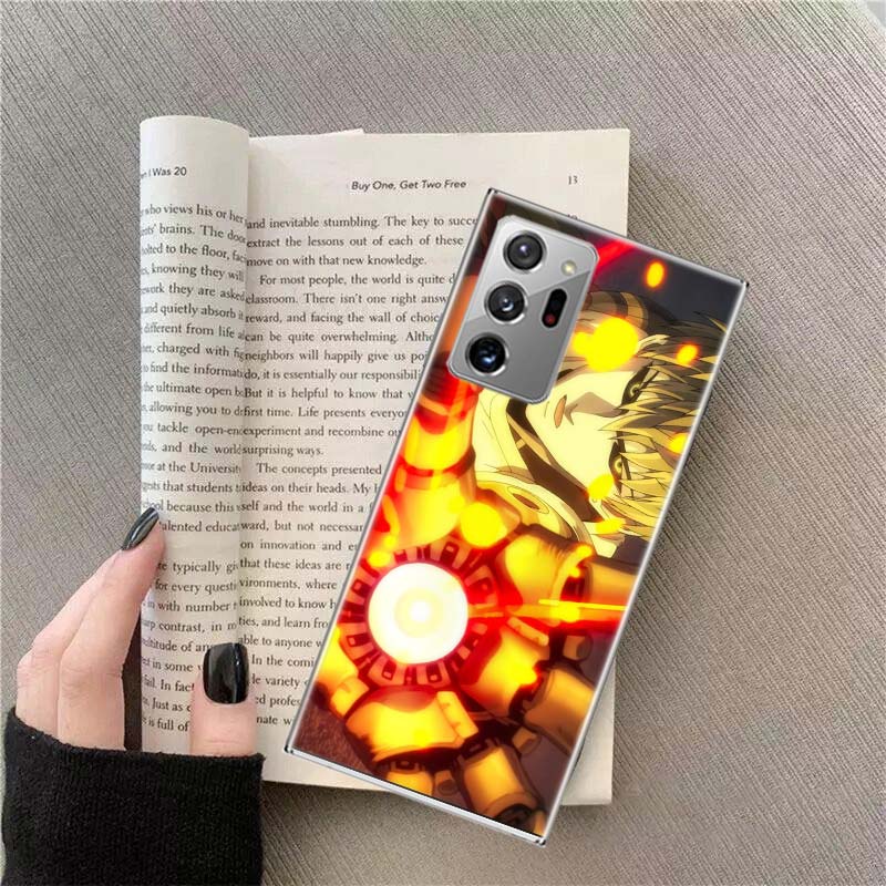 Punch Genos Phone Case For Samsung Galaxy S25 Edge S24 S23 FE S22 S26 Ultra S21 S20 S10 Plus Capa Soft