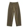 Womens High-Waisted Wide-Leg Bucket Pants Loose Fit Casual Trousers Office Daily Wear