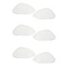 NEW-3Pair Car White Rearview Side Glass Mirror Cover Trim Rear Mirror Covers Shell For-VW Golf 8 MK8 2025 2025