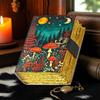 Mushroom Leather Grimoire: Handmade Deckle Edge Book of Shadows