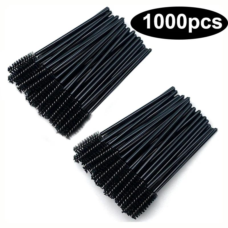 Wholesale 50/1000/2000pcs Spoolies Brushes Applicator Makeup Tools Eyelash Brush Mascara Wands Wholesale Eyebrow Lash Cleaning
