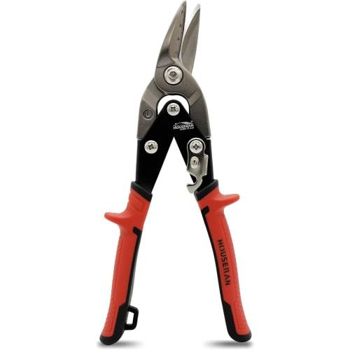 HOUSERAN All-Purpose Scissors, Sheet Metal Scissors, CR-MO Metal Scissors, Heavy-Duty Metal Scissors, Metal Cutting, Bulky Waste Dismantling, Multipur