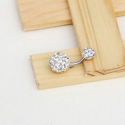 2 Types of Belly Button Crystal Piercings
